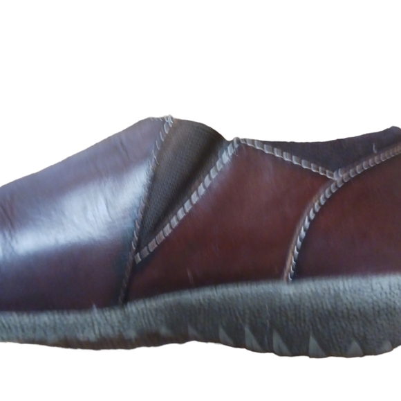 L' Artiste Spring Step Comfort Burgundy Brown Leather Slip On Casual Sho… - Picture 7 of 12